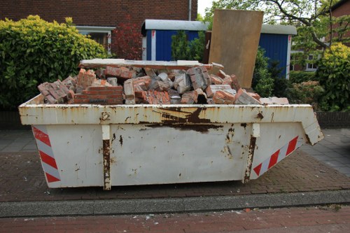 Unwanted furniture ready for disposal in a Teddington home